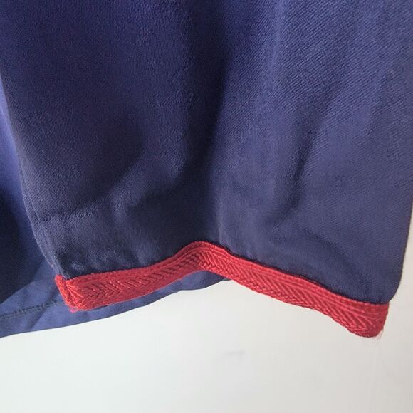 diama ntine premium womens embroidered tunic top size M chinese button knot boho - Picture 7 of 9